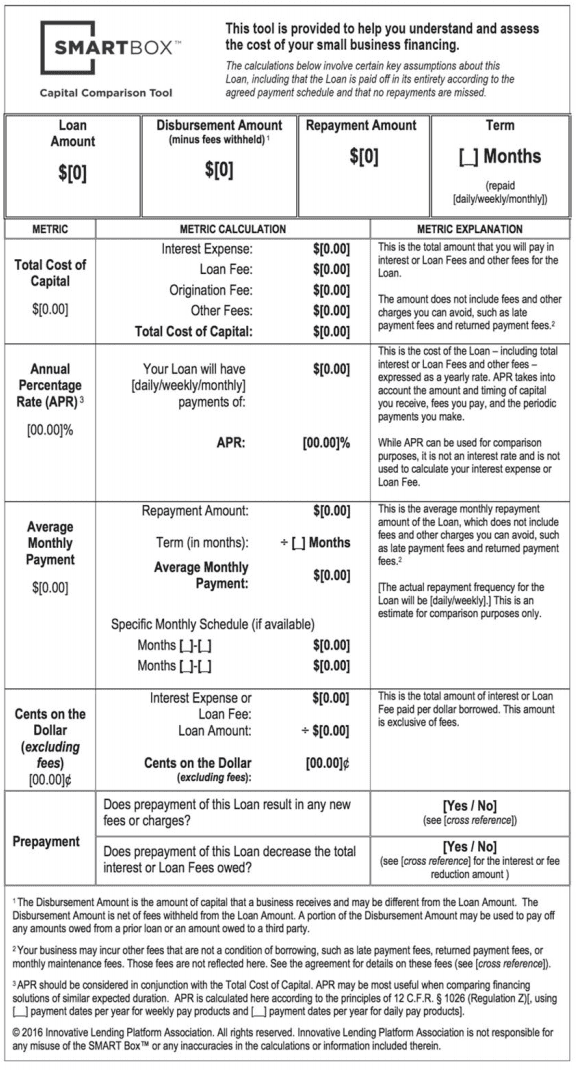 capital comparison tool