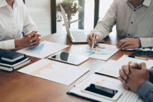 business loan meeting